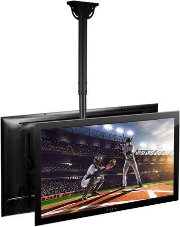 Supporto Telescopico Universale a Soffitto per 2 TV LED LCD 32-55''