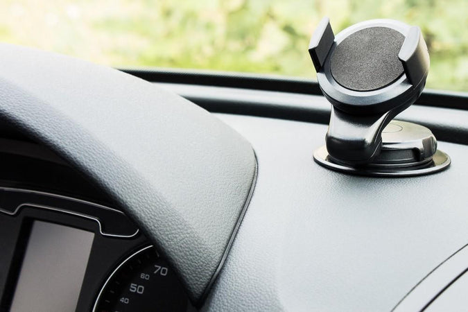 Supporto da Auto per Smartphone / Tablet con Ventosa Nero