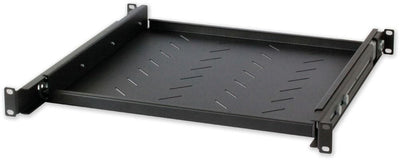 Mensola per Rack 19'' Estraibile da 1H 615mm Nera