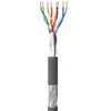 Matassa SF/UTP Cavo Cat.5E CCA 100m Rigido da Esterno Nero