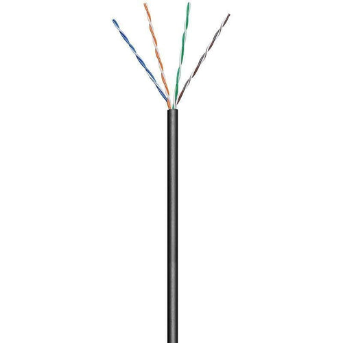 Matassa U/UTP Cavo Cat.5E CCA 100m 4 coppie Rigido da Esterno Nero