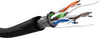 Matassa F/UTP Cavo Cat.5E CCA 100m Flessibile da Esterno Nero