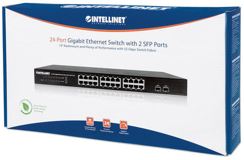 Switch Gigabit Ethernet 24 Porte + 2 Porte SFP