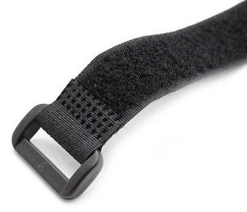 Fascette Fermacavo Nero in Velcro Set da 10 pz