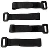 Fascette Fermacavo Nero in Velcro Set da 10 pz