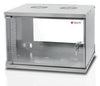 Armadio Rack 19'' a Muro 6U prof. 450 Grigio Assemblato