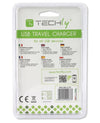 Alimentatore da Rete Italiana 1 porta USB 5V/2.1A Bianco