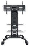 Supporto a Pavimento con 2 Mensole Trolley TV LCD/LED/Plasma 32-70''