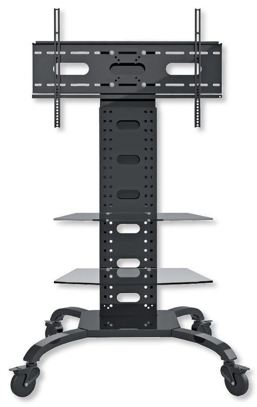 Supporto a Pavimento con 2 Mensole Trolley TV LCD/LED/Plasma 32-70''