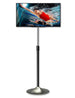 Supporto a Pavimento Colonna a Base Circolare per TV LCD/LED 13-27''