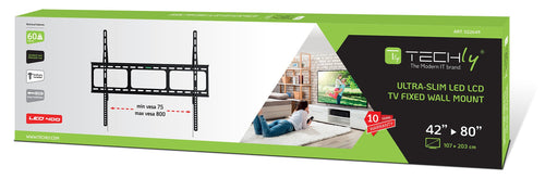 Supporto a Muro per TV LED LCD 42-80'' Ultra Slim fisso H600mm