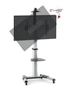 Supporto a Pavimento con una Mensola Trolley TV LCD/LED/Plasma 37-70''