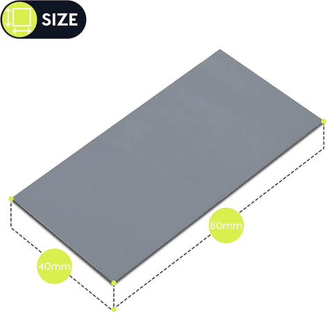 Gomma Termoconduttiva 80x40x0.5 mm, TP-GP01-A