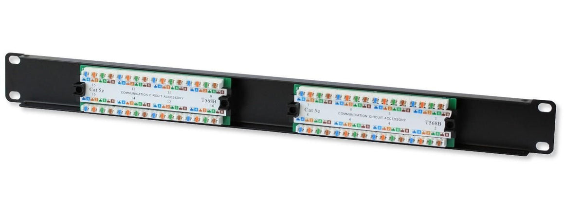Pannello Patch UTP 16 Posti RJ45 Cat.5E Techly