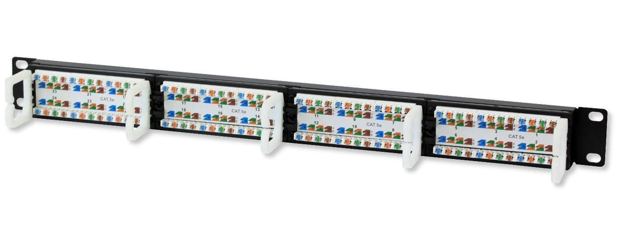 Pannello Patch UTP 24 Posti RJ45 Cat.5E Techly