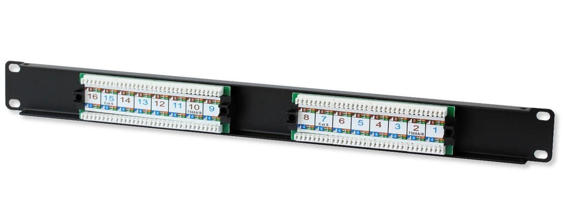Pannello Patch UTP 16 Posti RJ45 Cat.6 Techly