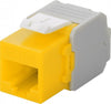 Frutto Keystone RJ45 Cat6A UTP 500MHz Giallo