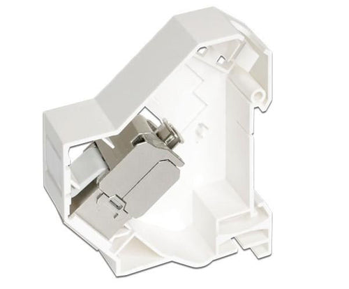 Adattatore su barra DIN per modulo RJ45 Keystone