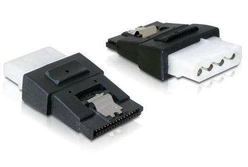 Adattatore di Alimentazione 4 pin Molex F a SATA 15 pin F con Clip