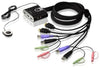 Switch KVM USB HDMI a 2 porte con Audio, CS692