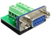 Adattatore DB9 pin Femmina Terminal Block 10 pin
