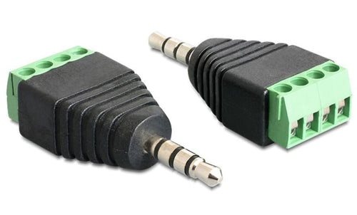 Adattatore Audio 3.5 mm Maschio a Terminal Block 4 pin