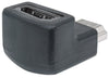 Adattatore HDMI M/F 90° verso l'alto