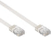Cavo di Rete Patch Piatto in Rame Cat.6 UTP 3 metri Bianco