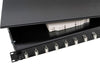 Cassetto Ottico 19'' con 12 bussole LC Duplex Multimodale OM2 Nero