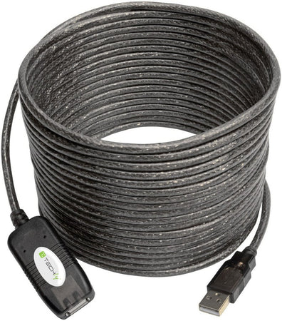 Cavo Prolunga Attivo Extender USB Hi Speed Estensore di Segnale 10m Nero