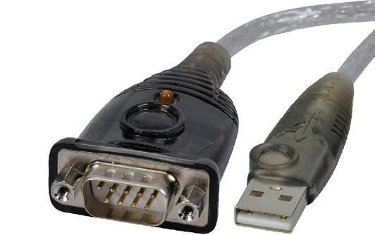 Convertitore Adattatore da USB a Seriale RS-232 con LED 33 cm, UC232A-AT