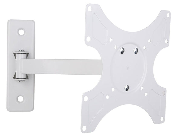 Supporto a muro per TV LED LCD 19 - 37'' inclinabile 2 snodi bianco