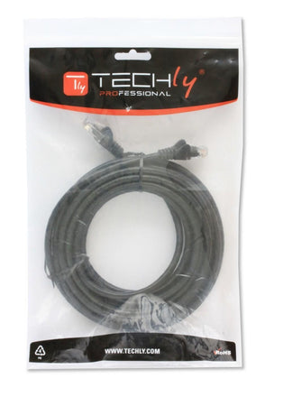 Cavo di rete Patch in CCA Cat.5E Nero UTP 0,25m