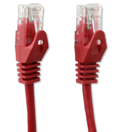 Cavo di rete Patch in CCA Cat.5E Rosso UTP 1m