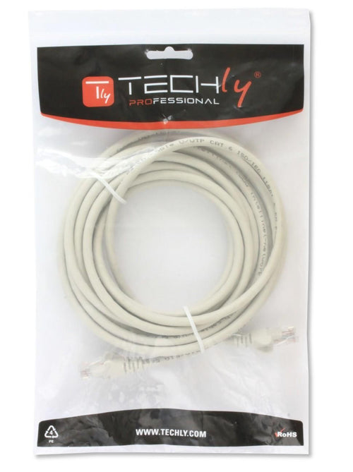 Cavo di rete Patch in CCA Cat.6 Bianco UTP 0,25m