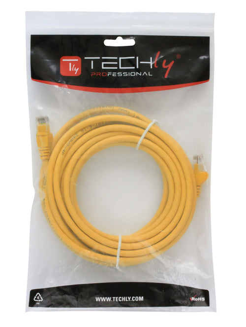 Cavo di rete Patch in CCA Cat.6 Giallo UTP 3 metri