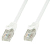 Cavo di rete Patch in CCA Cat.6 Bianco UTP 5m
