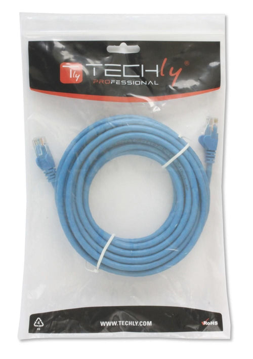Cavo di rete Patch in CCA Cat.6 Blu UTP 20m