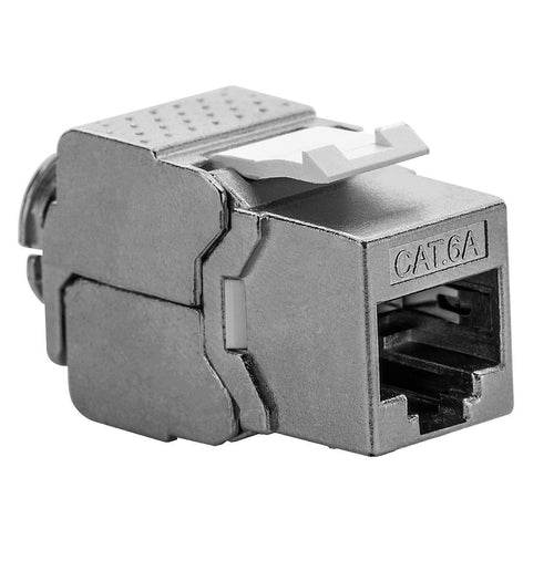 Frutto Keystone RJ45 Cat6A 10Gigabit STP 180° Tooless Slim