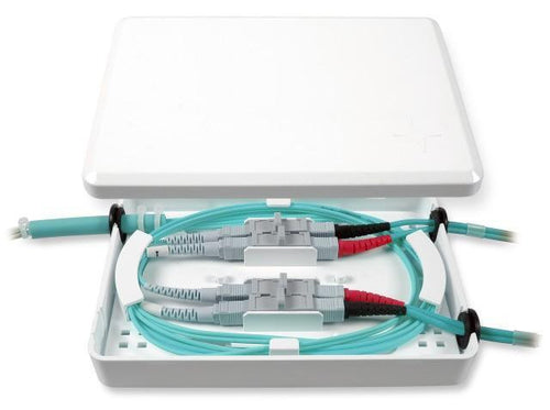 Micro Scatola di Distribuzione per 4 Adattatori SC Simplex