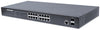 Switch 16 Porte Gigabit Ethernet PoE+ Web Managed con 2 Porte SFP
