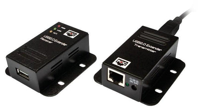 Extender 1 Porta USB su Cavo Cat.5/5e/6 fino a 50m, PoE