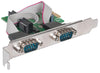 Scheda PCI Express Seriale 2 Porte DB9 M