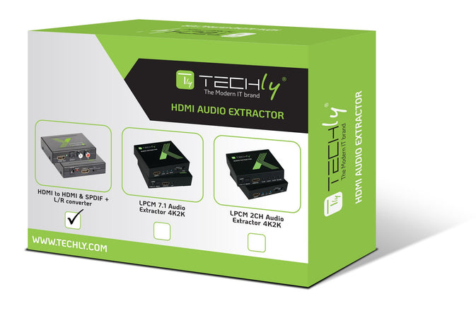 Estrattore Audio HDMI SPDIF+RCA R/L 4K