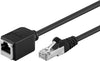 Prolunga di rete Patch in Rame F/UTP Cat. 5e 5m Nero