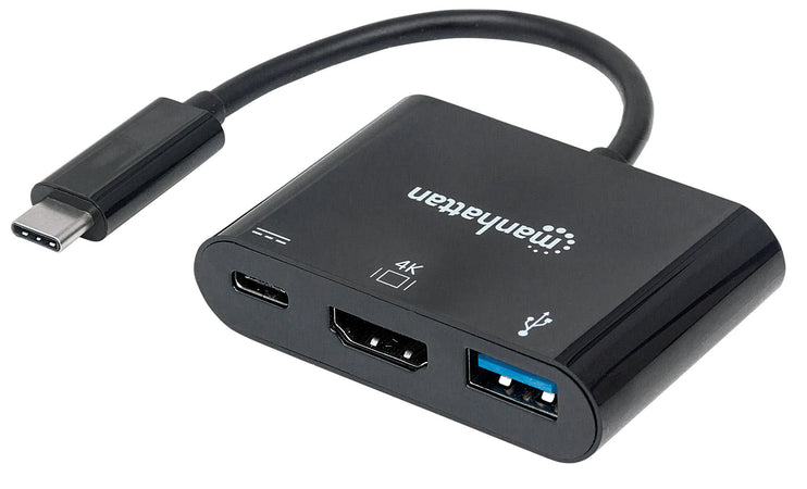 Convertitore USB-C&trade a HDMI, USB-A, USB PD