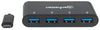 Hub USB-C&trade 3.1 SuperSpeed 4 Porte USB-A 3.0 Femmina Nero
