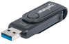 Mini Lettore/Scrittore di Card USB 3.0, 24 in 1 Nero