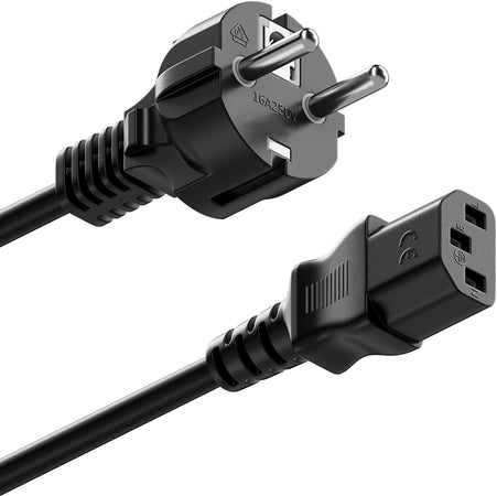 Cavo alimentazione C13 F a Schuko 1m Nero