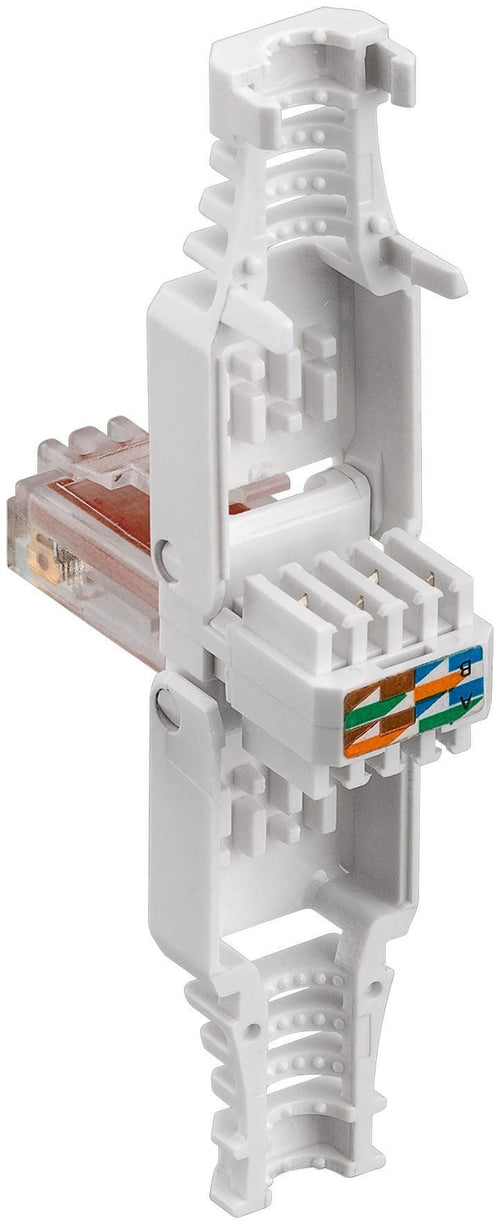 Plug Cat.6 RJ45 Toolless con Copriconnettore